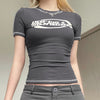 Retro Printed Short Sleeved Tee