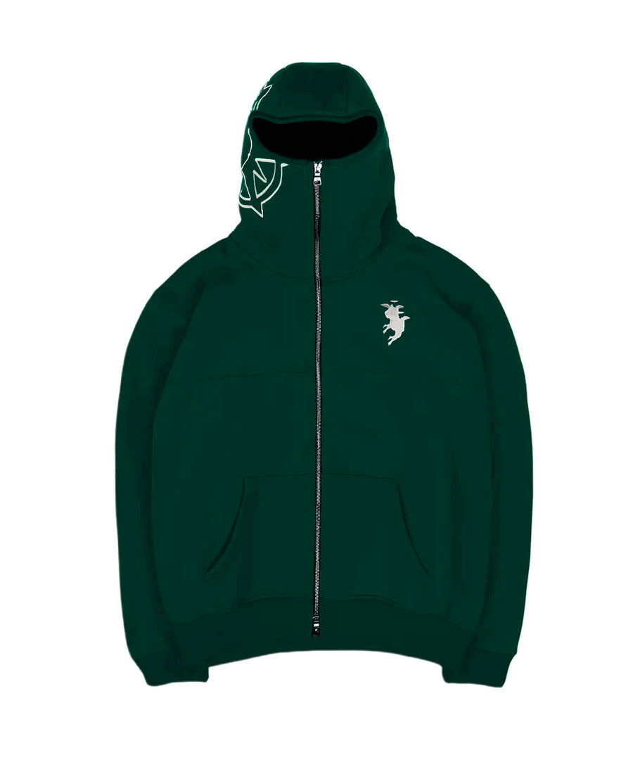 Half-Face Y2K Hoodie