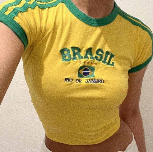 Y2K Countries Summer Baby Tees