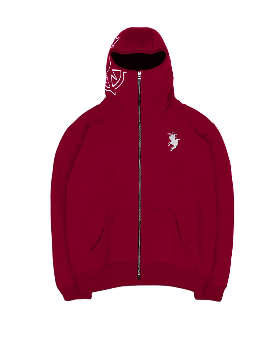 Half-Face Y2K Hoodie
