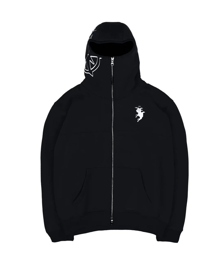 Half-Face Y2K Hoodie