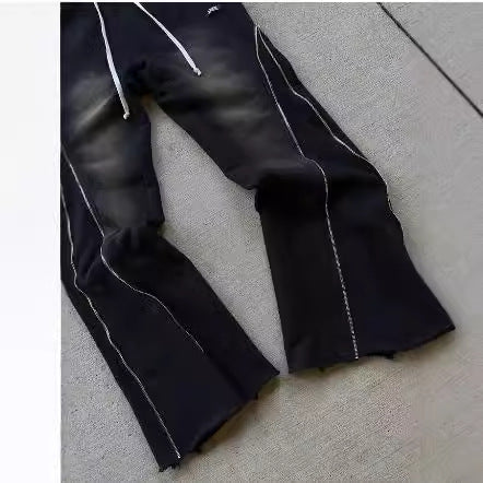 Washed Zip Pants
