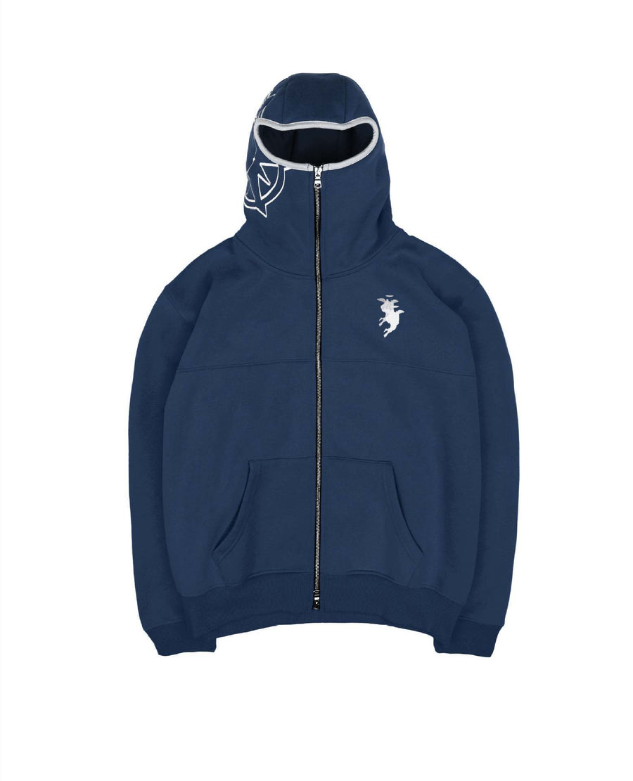 Half-Face Y2K Hoodie