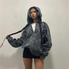 Stars Zip Hooded Sweatshirt