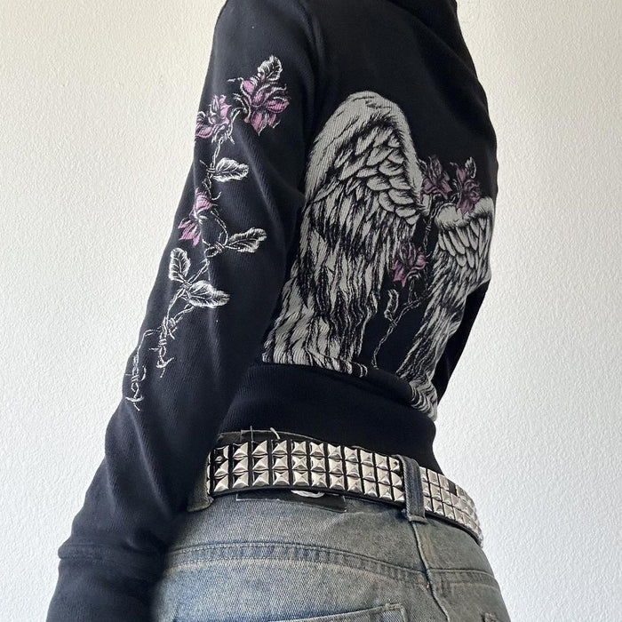 Wing Reißverschluss-Kapuzenpullover