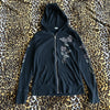 Wing Reißverschluss-Kapuzenpullover