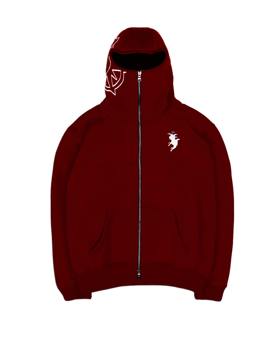 Half-Face Y2K Hoodie