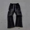 Washed Zip Pants