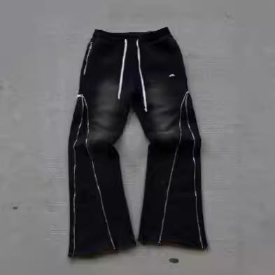 Washed Zip Pants