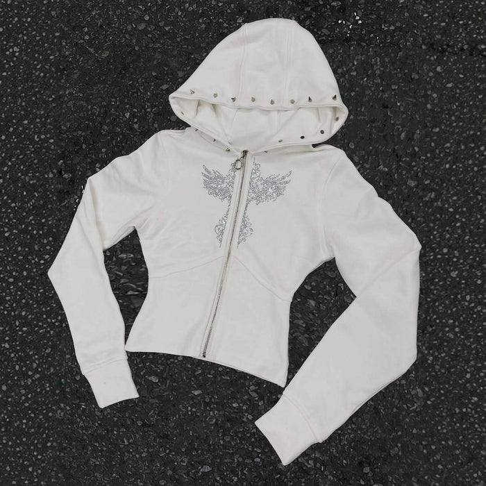 Y2K Harajuku Straight Hoodie