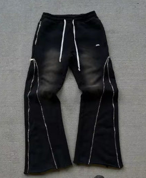 Washed Zip Pants