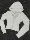 Y2K Harajuku Gerade Kapuzenjacke